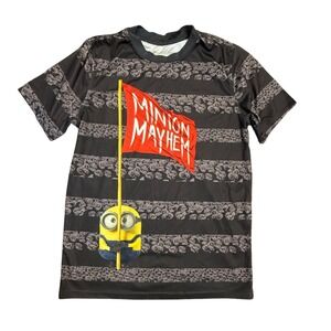 Minions Graphic T-Shirt Minion Mayhem Short Sleeve Crew Neck Kids XL‎